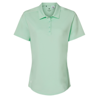 Adidas Women's Ultimate365 Solid Polo, Clear Mint, Front view
