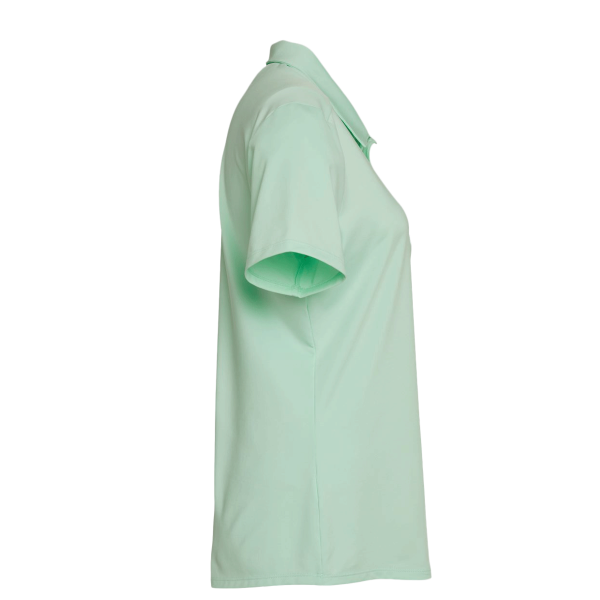 Adidas Women's Ultimate365 Solid Polo, Clear Mint, Right Sleeve view