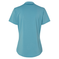 Adidas Women's Ultimate365 Solid Polo, Hazy Blue, Back view