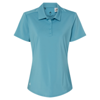 Adidas Women's Ultimate365 Solid Polo, Hazy Blue, Front view