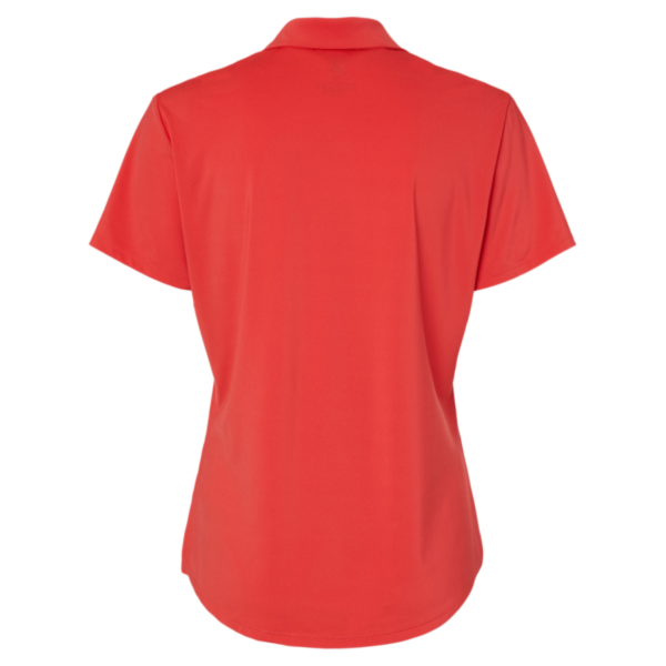 Adidas Women's Ultimate365 Solid Polo, Real Coral, Back view