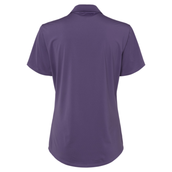Adidas Women's Ultimate365 Solid Polo, Tech Purple, Back view