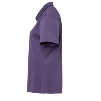 Adidas Women's Ultimate365 Solid Polo, Tech Purple, Left Sleeve view