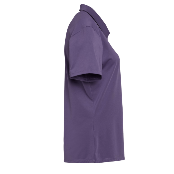 Adidas Women's Ultimate365 Solid Polo, Tech Purple, Right Sleeve view