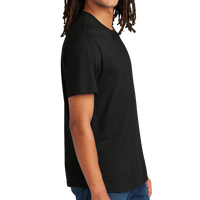 AllMade Unisex Heavyweight Recycled Cotton Tee, Deep Black, Right Sleeve view