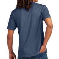 AllMade Unisex Heavyweight Recycled Cotton Tee, Night Sky Navy, Back view