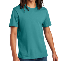 AllMade Unisex Heavyweight Recycled Cotton Tee, Oceanic Teal, Front view