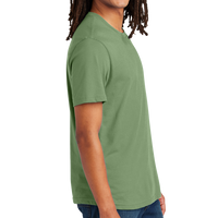 AllMade Unisex Heavyweight Recycled Cotton Tee, Olive You Green, Right Sleeve view