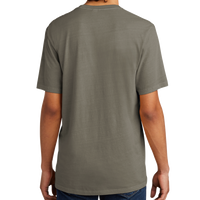 AllMade Unisex Mineral Dye Organic Cotton Tee, Driftwood Grey, Back view