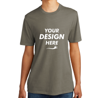 AllMade Unisex Mineral Dye Organic Cotton Tee, Driftwood Grey, Front view, Mockup