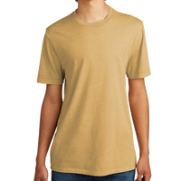 AllMade Unisex Mineral Dye Organic Cotton Tee, Golden Wheat, Front view