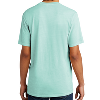 AllMade Unisex Mineral Dye Organic Cotton Tee, Saltwater Blue, Back view