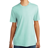 AllMade Unisex Mineral Dye Organic Cotton Tee, Saltwater Blue, Front view