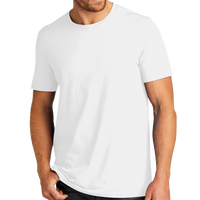 AllMade Unisex Organic Cotton Tee, Bright White, Front view