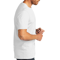 AllMade Unisex Organic Cotton Tee, Bright White, Right Sleeve view