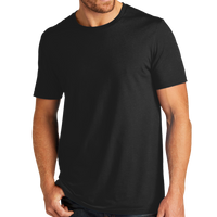 AllMade Unisex Organic Cotton Tee, Deep Black, Front view