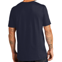 AllMade Unisex Organic Cotton Tee, Night Sky Navy, Back view