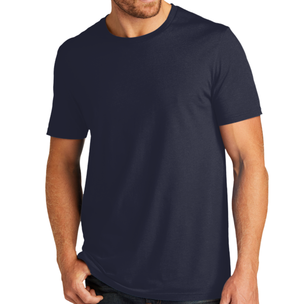 AllMade Unisex Organic Cotton Tee, Night Sky Navy, Front view