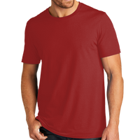 AllMade Unisex Organic Cotton Tee, Revolution Red, Front view