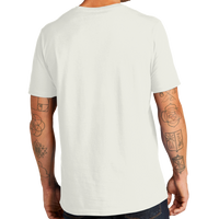 AllMade Unisex Organic Cotton Tee, White Sand, Back view