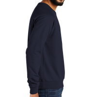 AllMade Unisex Organic French Terry Crewneck Sweatshirt, Night Sky Navy, Right Sleeve view