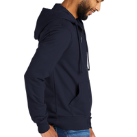 AllMade Unisex Organic French Terry Full Zip Hoodie, Night Sky Navy, Right Sleeve view