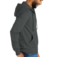 AllMade Unisex Organic French Terry Full Zip Hoodie, Terrain Grey, Right Sleeve view