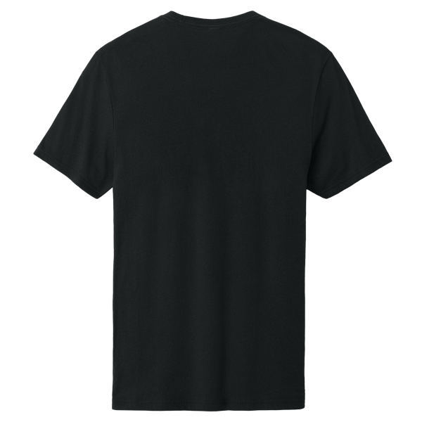 AllMade Unisex Recycled Blend Tee, Deep Black, Back view