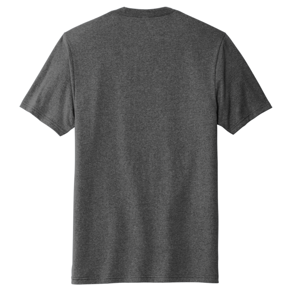 AllMade Unisex Recycled Blend Tee, Reloaded Charcoal Heather, Back view