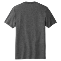 AllMade Unisex Recycled Blend Tee, Reloaded Charcoal Heather, Back view