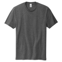 AllMade Unisex Recycled Blend Tee, Reloaded Charcoal Heather, Front view