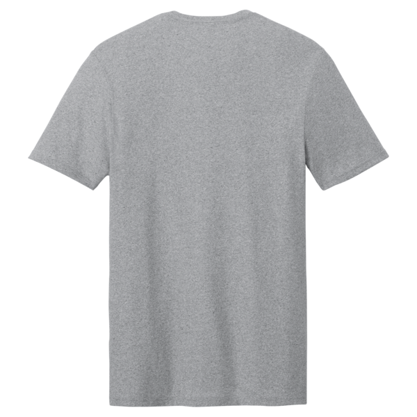 AllMade Unisex Recycled Blend Tee, Remade Gray Heather, Back view