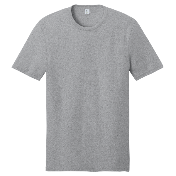 AllMade Unisex Recycled Blend Tee, Remade Gray Heather, Front view