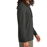 AllMade Unisex Tri Blend Hoodie Tee, Space Black, Right Sleeve view