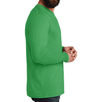 AllMade Unisex Tri Blend Long Sleeve Tee, Enviro Green, Right Sleeve view