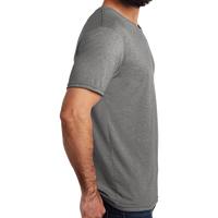 AllMade Unisex Tri Blend Tee, Aluminum Grey, Right Sleeve view