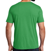 AllMade Unisex Tri Blend Tee, Enviro Green, Back view