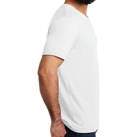 AllMade Unisex Tri Blend Tee, Fairly White, Right Sleeve view