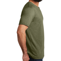 AllMade Unisex Tri Blend Tee, Olive You Green, Right Sleeve view
