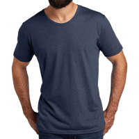 AllMade Unisex Tri Blend Tee, Rebel Blue, Front view