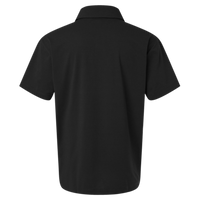 AllPro Men's Pro-Flex Sorona® Polo, Black, Back view