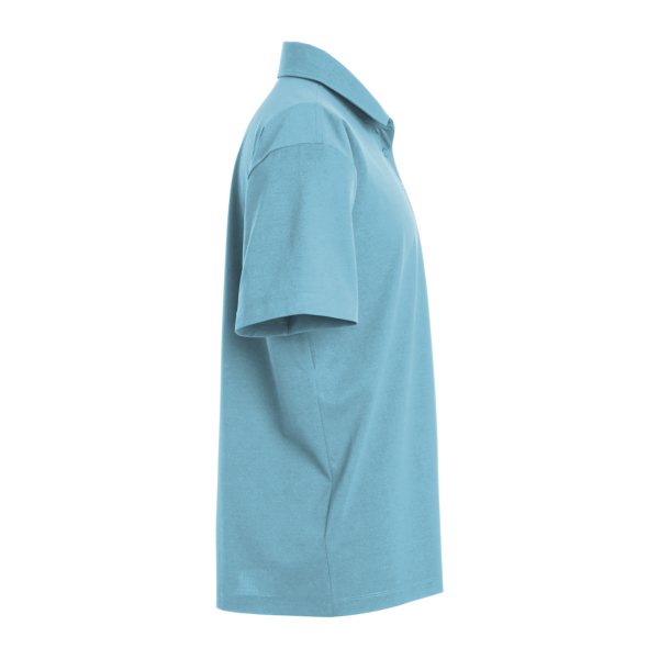 AllPro Men's Pro-Flex Sorona® Polo, Cloud Blue, Right Sleeve view