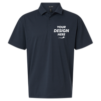 AllPro Men's Pro-Flex Sorona® Polo, Navy, Front view, Mockup