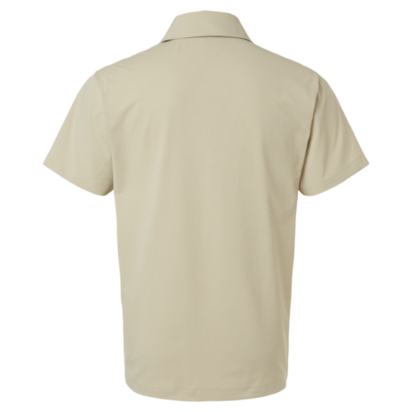 AllPro Men's Pro-Flex Sorona® Polo, Sand, Back view