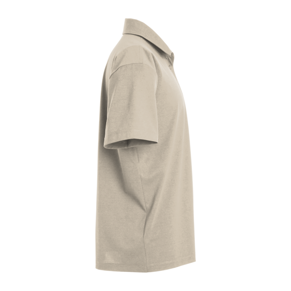 AllPro Men's Pro-Flex Sorona® Polo, Sand, Right Sleeve view