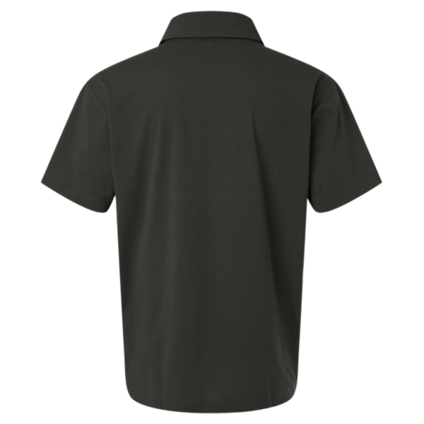 AllPro Men's Pro-Flex Sorona® Polo, Smoke, Back view