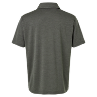 AllPro Men's Pro-Lock Performance Mélange Polo, Charcoal Melange, Back view