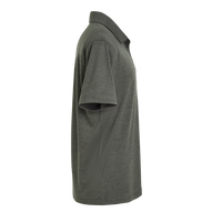 AllPro Men's Pro-Lock Performance Mélange Polo, Charcoal Melange, Right Sleeve view