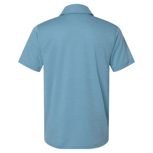 AllPro Men's Pro-Lock Performance Mélange Polo, Cloud Blue Melange, Back view