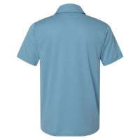 AllPro Men's Pro-Lock Performance Mélange Polo, Cloud Blue Melange, Back view